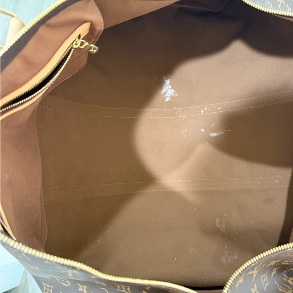 AUTHENTIC Louis Vuitton Keepall 60 Bandoulière Monogram Canvas - Picture 11 of 12